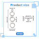 Застежки-тоглы из нержавеющей стали 304 DIY-AB00003-3