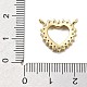 Латунные микро проложить кубического циркония подвески KK-Q006-28G-3
