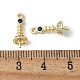 Латунные микропейв с кубическим цирконием KK-D324-26G-2
