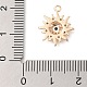 Латунные микро проложить кубического циркония подвески KK-S388-17G-3