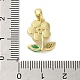 Латунные микро проложить кубического циркония подвески KK-E105-02G-3