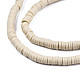 Плоские круглые бусинки распорки ручной полимерной глины CLAY-R067-4.0mm-02-2