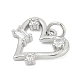 Латунные микропаве прозрачные подвески с фианитом KK-G522-53P-03-2
