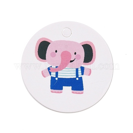 Крафт-бумага подарочные бирки DIY-D056-02E-1