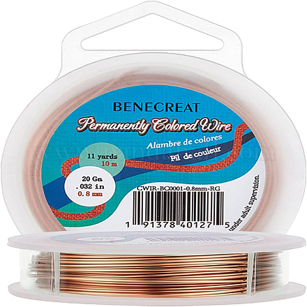 Круглая медная проволока CWIR-BC0001-0.8mm-RG-1