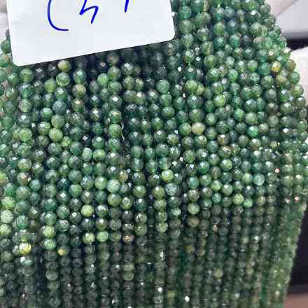 Бусины из натурального фуксита G-RM250101-C33-1