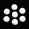 Opaque Solid Color Glass Beads, Round, White, 8~8.5mm, Hole: 1.2~1.6mm, about 1420pcs/1000g