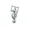 Non-Tarnish 304 Stainless Steel Pendants, Sea Horse Charm, Stainless Steel Color, 26x10mm