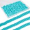 SUNNYCLUE 1 Box 350PCS 6mm Turquoise Clay Beads Bulk Blue Heishi Beads Small Mini Refill Round Polymer Flat Disc Vinyl Spacer Loose Beads for Jewelry Making DIY Bracelets Necklace Chocker Crafts