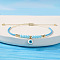 Glass eye bracelet summer beach vacation beaded jewelry simple stylish accessory