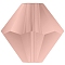 Preciosa® Crystal Beads, Czech Crystal, Bicone(451 69 302 Rondelle), 70030 840 Rose Peach Matt, 6mm, Hole:1mm
