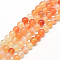 Natural Carnelian Beads Strands, Round, 6~6.5mm, Hole: 1mm, about 63pcs/strand, 15.5 inch