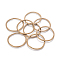 Tibetan Style Alloy Linking Rings, Lead Free & Cadmium Free & Nickel Free, Antique Bronze, 51x49x1.5mm.