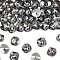 Preciosa® MAXIMA Crystal Fancy Stones, Czech Crystal, 435 36 132 Cushion Square, Aluminium Layer, 00030 260 NightFall, 12x12mm
