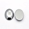 Oval Non-Magnetic Synthetic Hematite Cabochons, Black, 18x13x5mm
