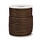 Nylon Threads, Milan Cords/Twisted Cords, Dark Goldenrod, 3mm, about 21.87 yards(20m)/roll