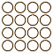 Alloy Split Key Rings, Keychain Clasp Findings, Antique Bronze, 28x2mm, Inner Diameter: 22mm