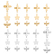 SUNNYCLUE 40Pcs 4 Colors Bird Flower Brass Charms Connectors & 20Pcs 2 Colors Flower Links Connectors for DIY Earrings Necklace Bracelet Jewelry Making Crafting Supplies