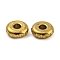 304 Stainless Steel Beads, Flat Round, Golden, 6x2mm, Hole: 2mm