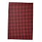 Imitation Leather Fabric Sheets, for Garment Accessories, Tartan Pattern, Dark Red, 30x20x0.05cm