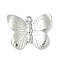 304 Stainless Steel Pendants, Butterfly, Stainless Steel Color, 15x19.5x3mm, Hole: 1.6mm