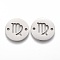 Tarnish Resistant Polishing 201 Stainless Steel Links Connectors, Virgo, Stainless Steel Color, 16x1.2mm, Hole: 1.5mm