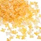 Metal Enlaced Acrylic Bead Caps, Flower, Gold, 11.5x11.5x3mm, Hole: 1.5mm, about 3846pcs/500g