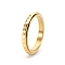 Rotatable Version Korean StyleRotatable Stainless Steel Finger Ring for Men, Golden, US Size 7(17.3mm)