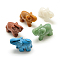Natural & Synthetic Mixed Stone Display Decorations, Elephant, 45~53x18~26x33~38mm