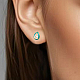 Серьги-гвоздики в форме капли из стерлингового серебра s925 UU5510-1-3