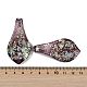 Lampwork большие кулоны FOIL-K003-01-4