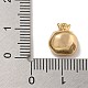 Латунные микропаве прозрачные кубические циркониевые подвески KK-U037-12G-01-3