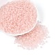 Прозрачные матовые цветные стеклянные бусины SEED-T007-12M-3