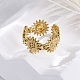 Компоненты открытого кольца манжеты из нержавеющей стали Sun 304 RJEW-F174-02G-1
