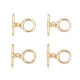 Латуни Переключить застежками KK-T051-22G-NF-1