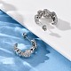 Серьги-гвоздики из циркония EJEW-D322-07P-01-3