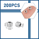 200 шт. бусины из нержавеющей стали марки 303 STAS-UN0055-38-3