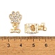 Подвески из сплава со стразами в стойке в европейском стиле FIND-C055-19G-01-3
