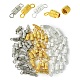 20 шт. латунные винтовые застежки KK-YW0002-40G-2