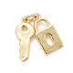 Кулоны из экологически чистой латуни KK-M225-16G-2