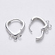 Латунные серьги-обручи KK-T049-16P-NF-2