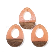 Подвески из смолы и дерева WOOD-F015-17B