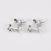 Подвески из сплава в тибетском стиле TIBE-N010-47AS-RS