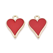 Подвески из эмали и сплава FIND-WH0038-79G-01A