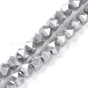 Стеклянные жемчужные бусины GLAA-F122-03D