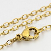 Ожерелья из нержавеющей стали 304 с цепочкой из троса STAS-O053-06G