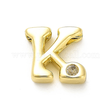 Стойки обшивки латунь кубического циркония бусы KK-L210-008G-K-1