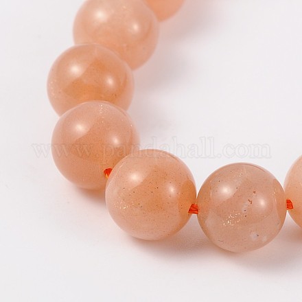 Натуральный Sunstone бисер пряди G-J240-11-6mm-1