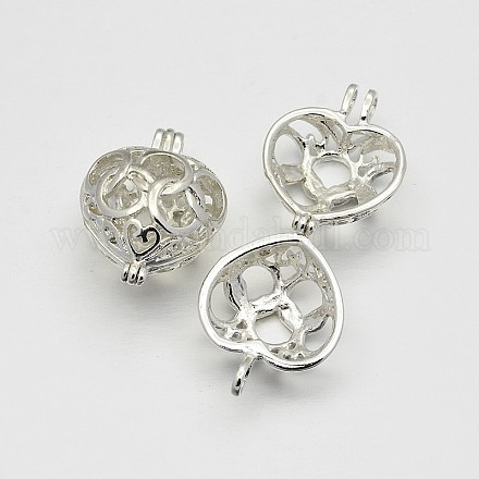 Подвески латуни медальон X-KK-N0072-10S-1