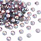 Preciosa® Crystal Hotfix Flatback Stones, Czech Crystal, Round(438 11 612 Chaton Rose VIVA 12 ®), 70010 200 Rose AB, SS16(3.8~4mm)